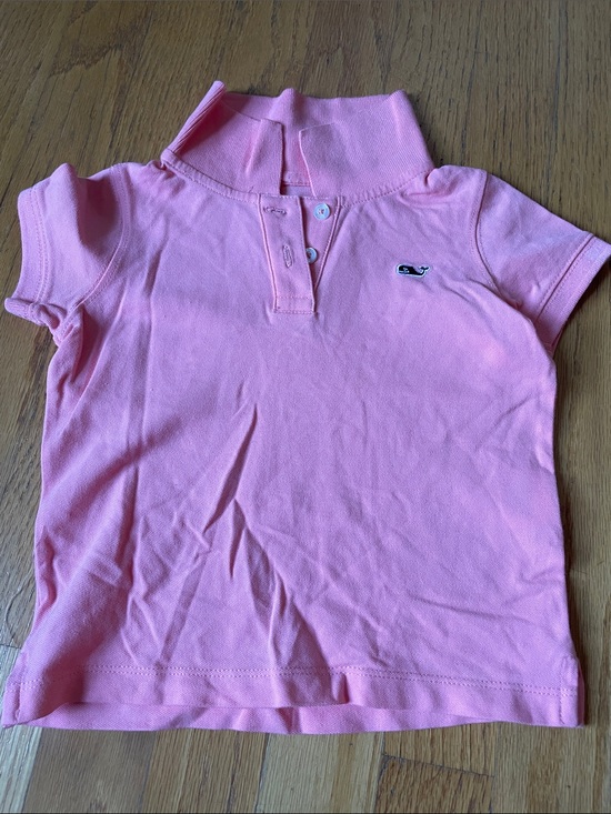Vineyard Vines Other - Vineyard Vines Girls Pink Polo Shirt with Whale Logo